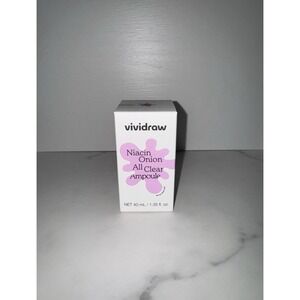 Vividraw Niacin Onion All Clear Ampoule 40ml / 1.35 fl oz Brand New Sealed Kbeat